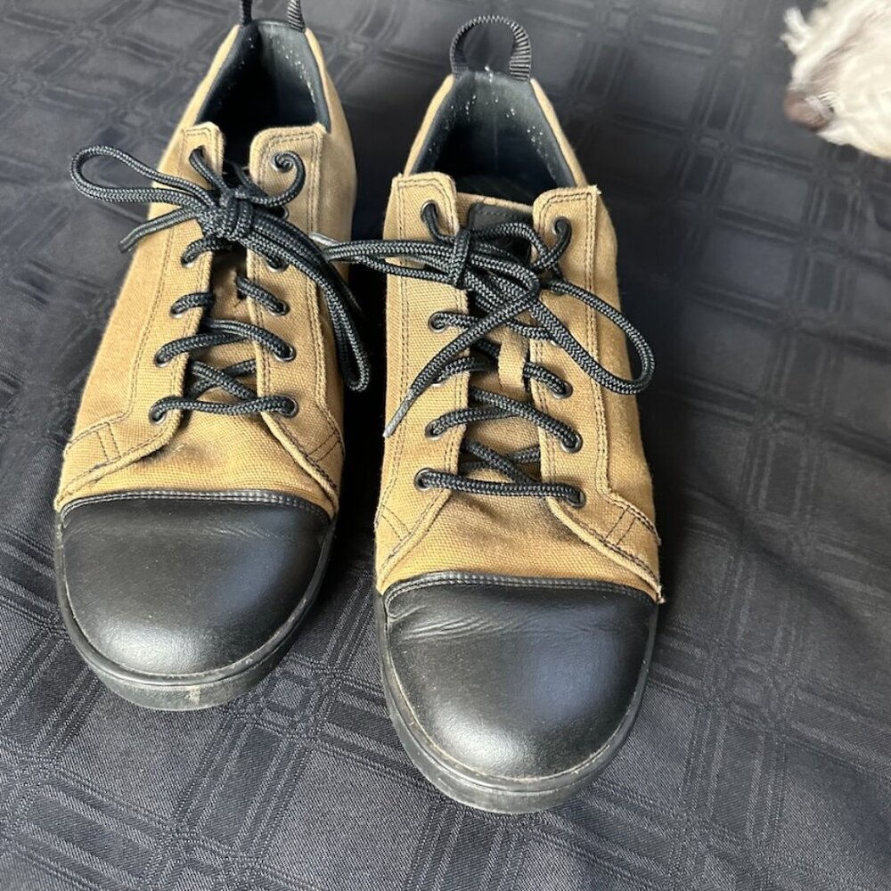 Woobies Tactical Mod-1 Camo Sahara Canvas Shoes Sneaker Low Top M 11.5 / W 13 - Picture 2 of 12